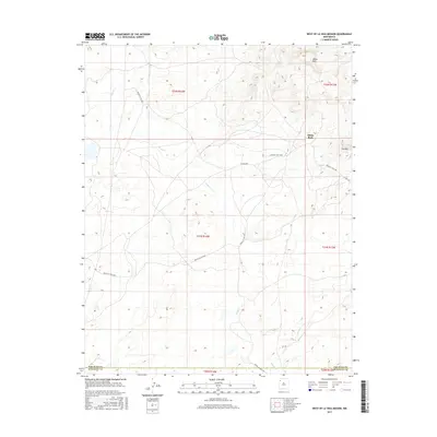 2017 Map of West of La Vida Mission, 2017 Print