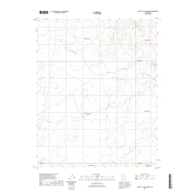2020 Map of West of La Vida Mission, 2020 Print