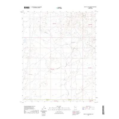 2023 Map of West of La Vida Mission, 2023 Print