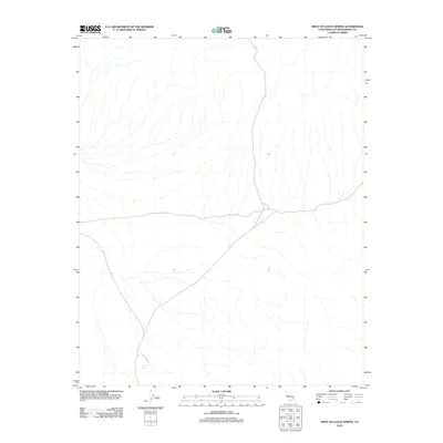 2012 Map of West of Leach Spring, 2012 Print