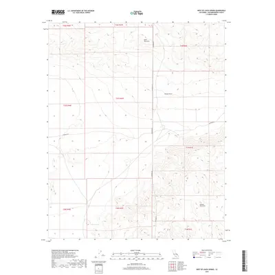 2018 Map of West of Leach Spring, 2018 Print