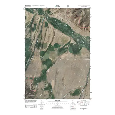 2011 Map of West of Leadore, 2011 Print