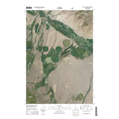 2013 Map of West of Leadore, 2013 Print