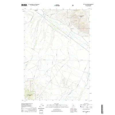 2020 Map of West of Leadore, 2020 Print