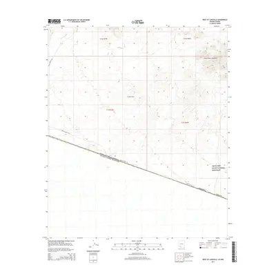 2014 Map of West of Lukeville, 2014 Print
