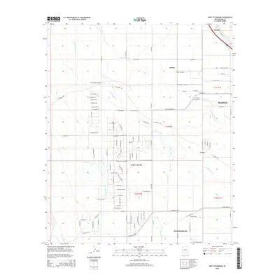 2014 Map of West of Marana, 2014 Print