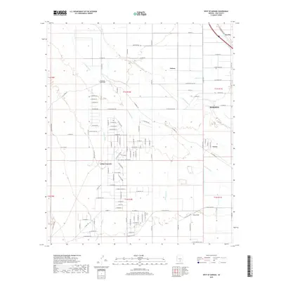 2018 Map of West of Marana, 2018 Print