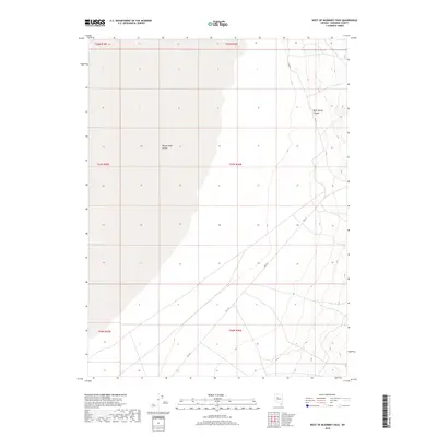 2018 Map of West of McKinney Pass, 2018 Print
