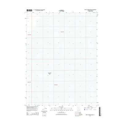 2014 Map of West of Miners Basin, 2014 Print