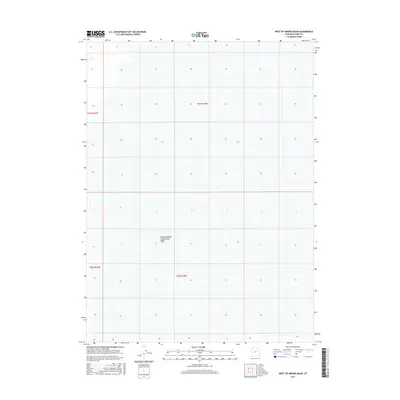 2017 Map of West of Miners Basin, 2017 Print