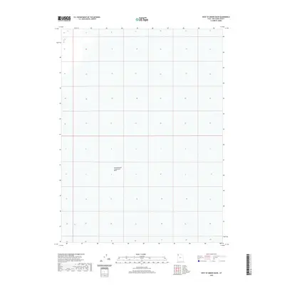 2020 Map of West of Miners Basin, 2020 Print