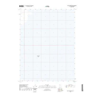 2023 Map of West of Miners Basin, 2023 Print