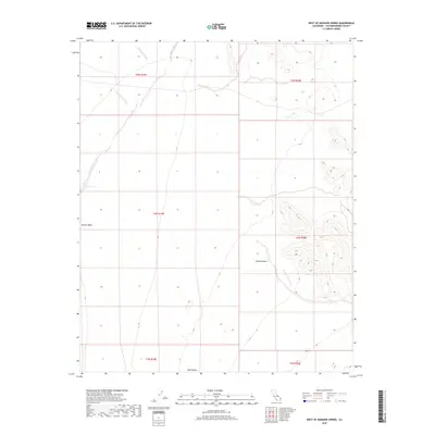 2018 Map of West of Mohawk Spring, 2018 Print