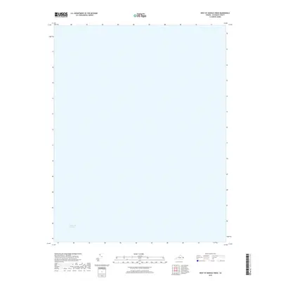 2019 Map of West of Nandua Creek, 2019 Print