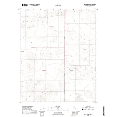 2018 Map of West of Nelson Lake, 2018 Print