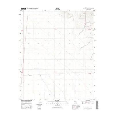 2015 Map of West of Palen Pass, 2015 Print