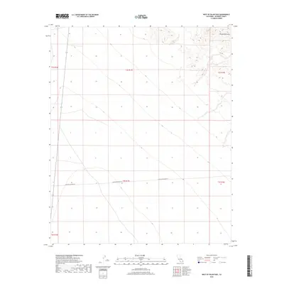 2018 Map of West of Palen Pass, 2018 Print
