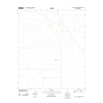 2012 Map of West of Palo Verde Peak, 2012 Print