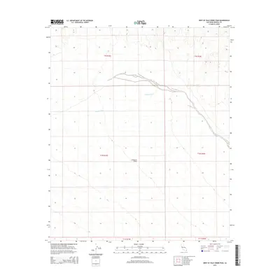 2015 Map of West of Palo Verde Peak, 2015 Print