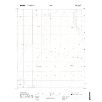 2018 Map of West of Pisinimo, 2018 Print