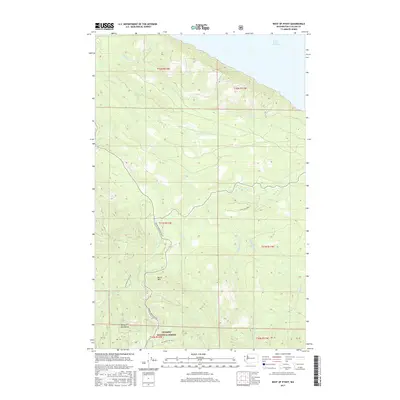 2017 Map of West of Pysht, 2017 Print