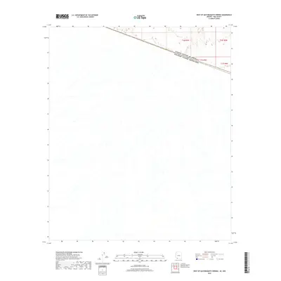 2018 Map of West of Quitobaquito Springs, 2018 Print