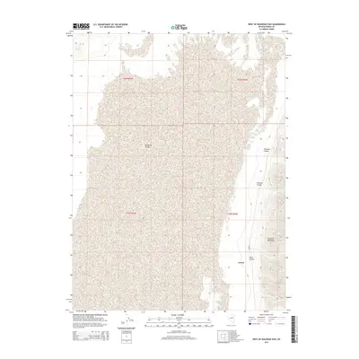 2014 Map of West of Railroad Pass, 2014 Print