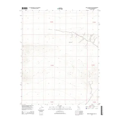 2015 Map of West of Red Pass Lake, 2015 Print