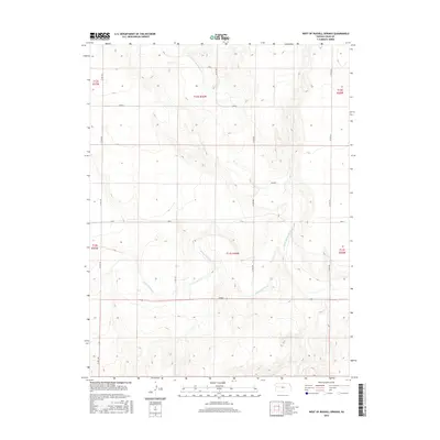 2015 Map of West of Russell Springs, 2015 Print