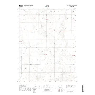 2018 Map of West of Russell Springs, 2018 Print