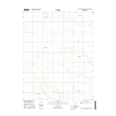 2015 Map of West of Sainte Theresa Church, 2015 Print