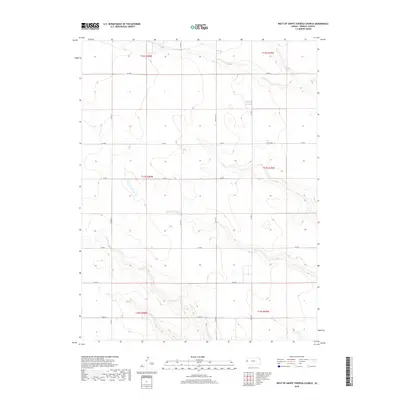 2018 Map of West of Sainte Theresa Church, 2018 Print