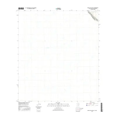 2016 Map of West of Salt Well, 2016 Print