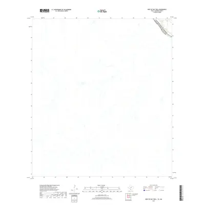 2019 Map of West of Salt Well, 2019 Print