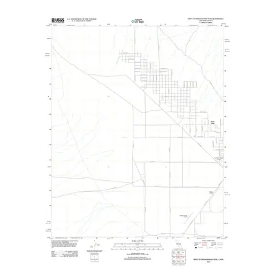 2012 Map of West of Shenandoah Peak, 2012 Print