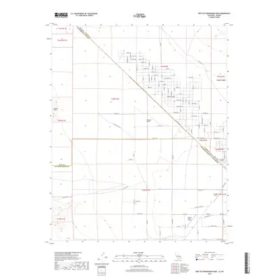 2018 Map of West of Shenandoah Peak, 2018 Print
