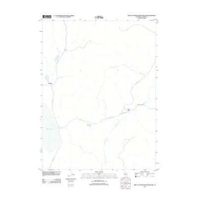 2012 Map of West of Snowstorm Mountain, 2012 Print