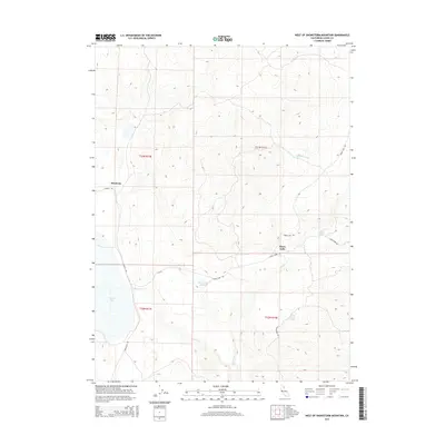 2015 Map of West of Snowstorm Mountain, 2015 Print