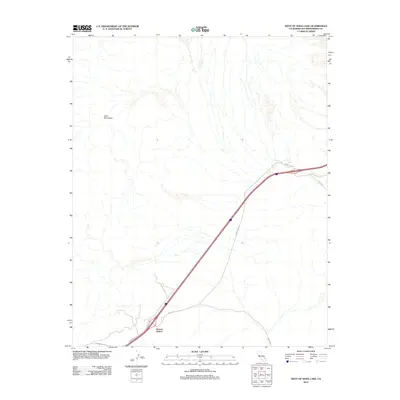 2012 Map of West of Soda Lake, 2012 Print