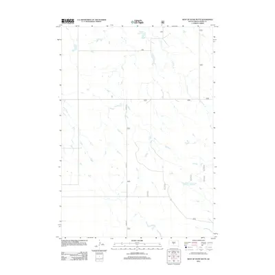 2012 Map of West of Stony Butte, 2012 Print