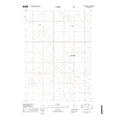 2017 Map of West of Stony Butte, 2017 Print