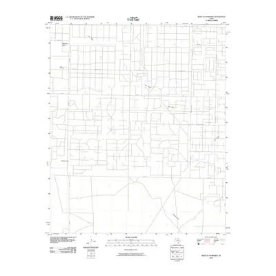 2010 Map of West of Sundown, 2010 Print