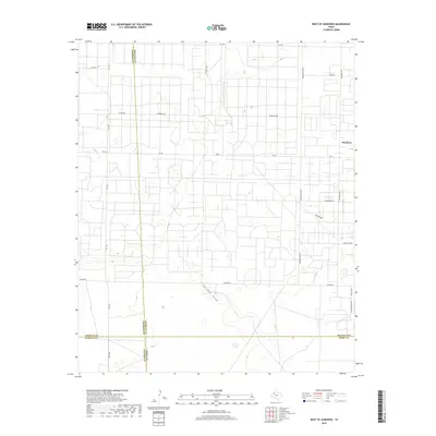 2019 Map of West of Sundown, 2019 Print