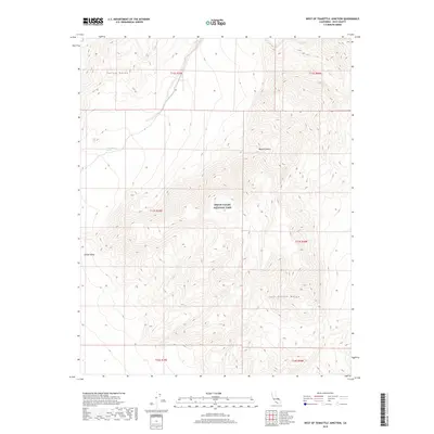 2018 Map of West of Teakettle Junction, 2018 Print