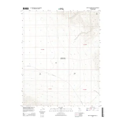 2015 Map of West of Ubehebe Peak, 2015 Print