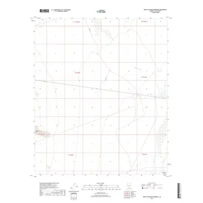 2018 Map of West of Wahak Hotrontk, 2018 Print