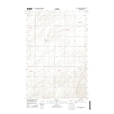 2013 Map of West of Washtucna, 2013 Print