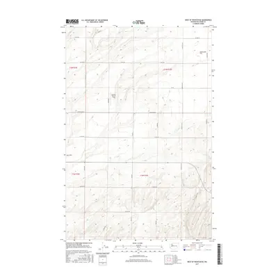 2017 Map of West of Washtucna, 2017 Print