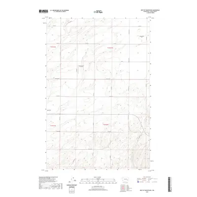 2020 Map of West of Washtucna, 2020 Print