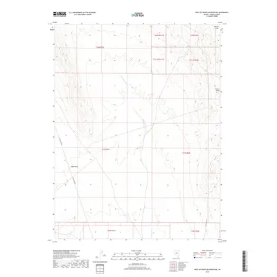 2018 Map of West of Whistler Mountain, 2018 Print